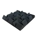 Espuma Acústica Difusor Negra 60x60x9 cm (1).webp