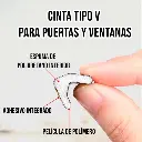 Tira De Sellado Tipo V De 10x5.5 mm x 5 mts .webp