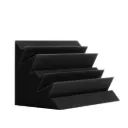 Trampa De Bajo Espuma Negra 24x12x12Cm (L)